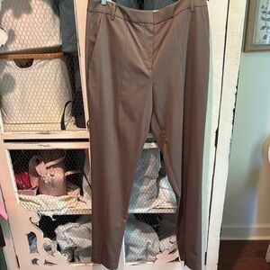 Tibi taupe Elfie pant in tropical wool, size 10, EUC, $125